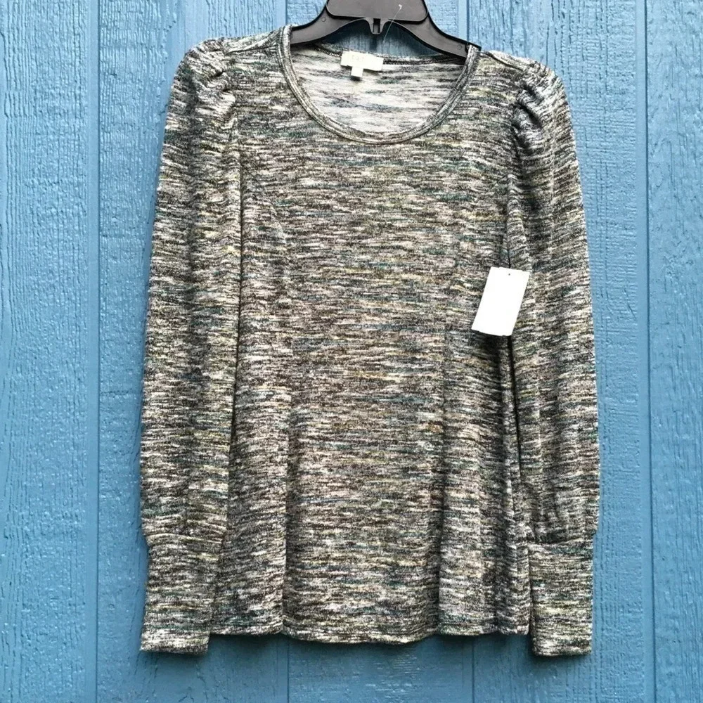 NWT Status By Chennault Grey Pullover XS